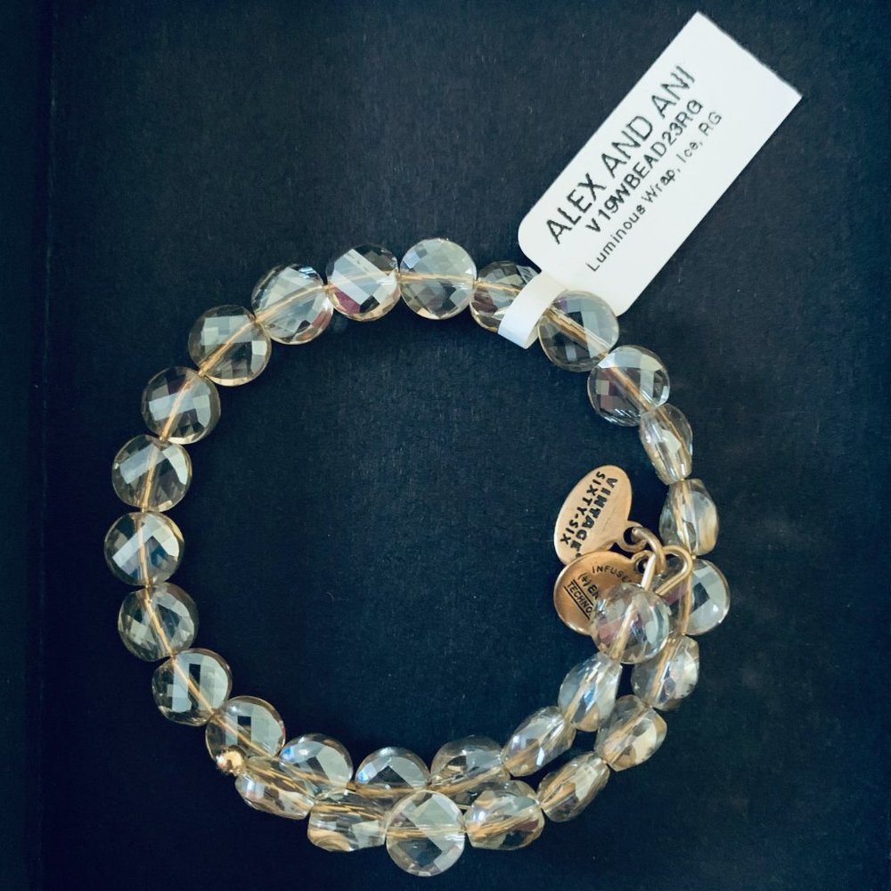 ✨ Alex and Ani Luminous Ice Wrap NWT - Picture 2 of 7